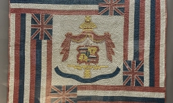 Hawaiian Flag Quilt 1900